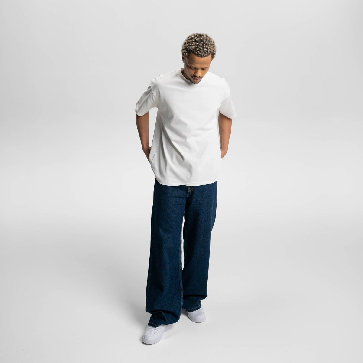 All White 3-Pack - Heavy Loose Fit T-Shirt